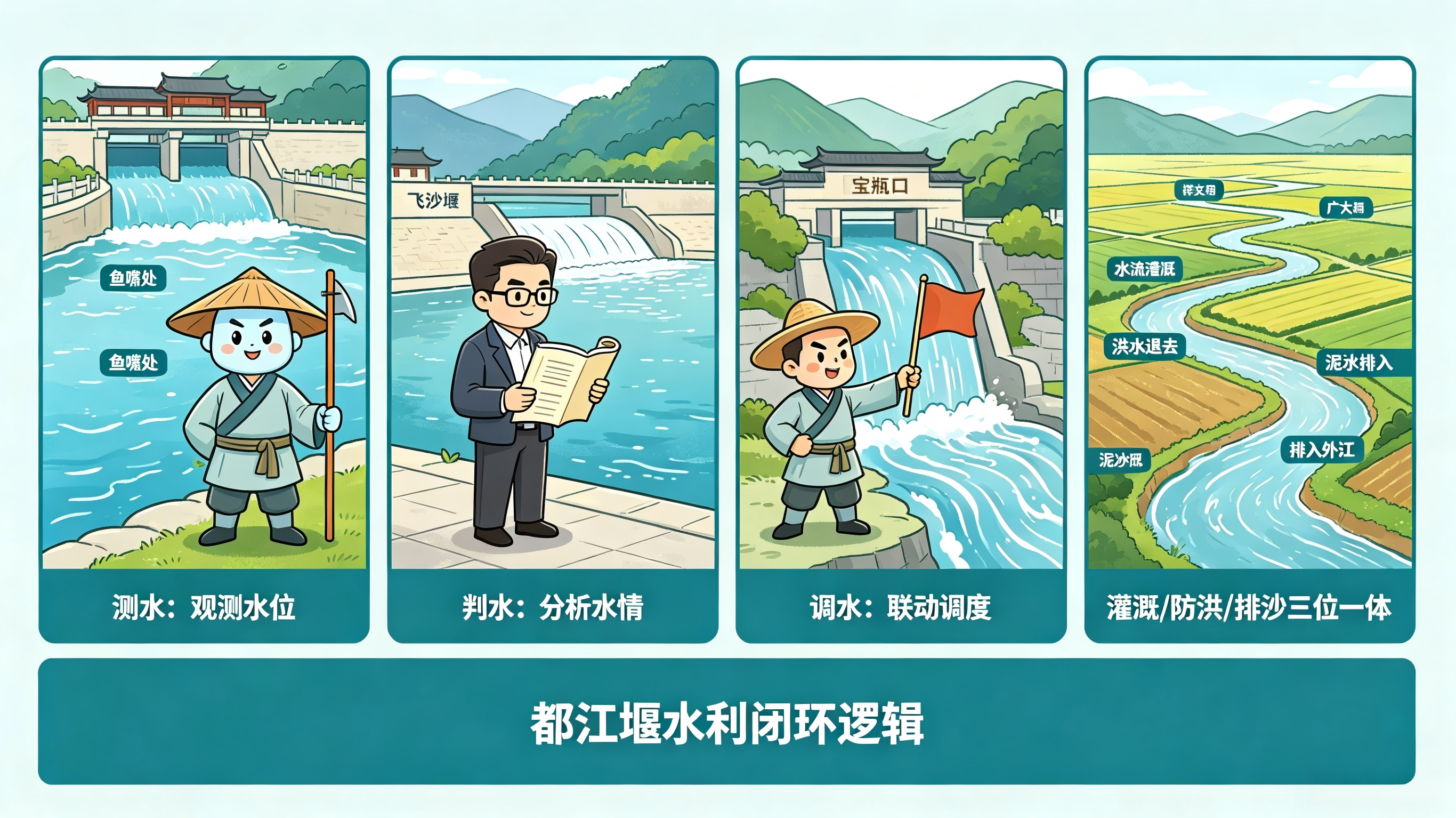 古人也測水位？都江堰的李冰父子這么做